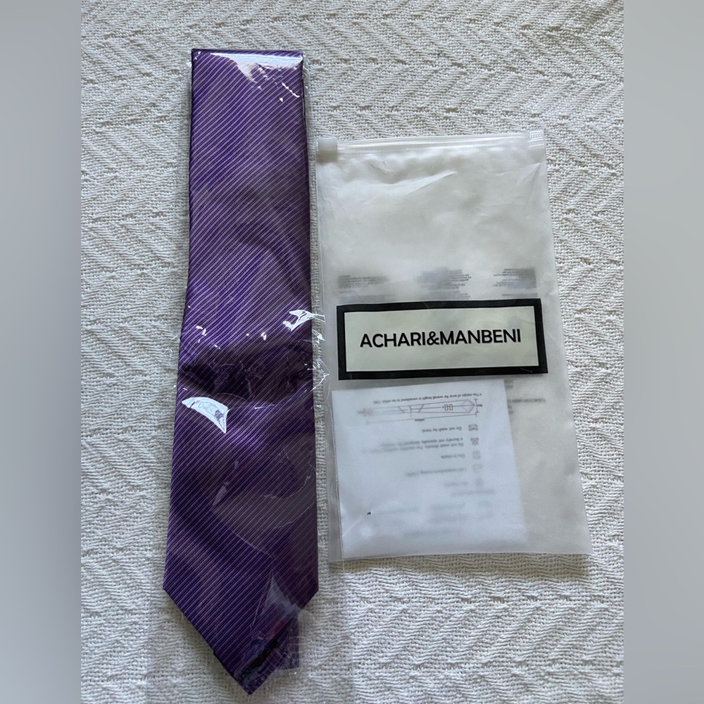 Achari&Manbeni Purple Tie
